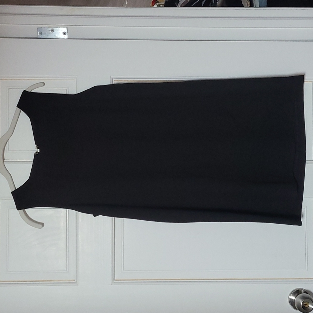 Forever 21 Black Shift Dress with Zipper Back